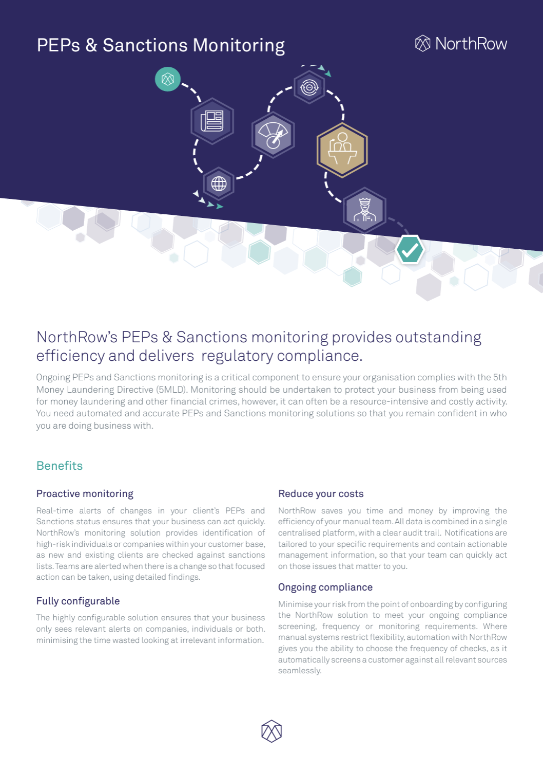 PEPs and sanctions monitoring brochure