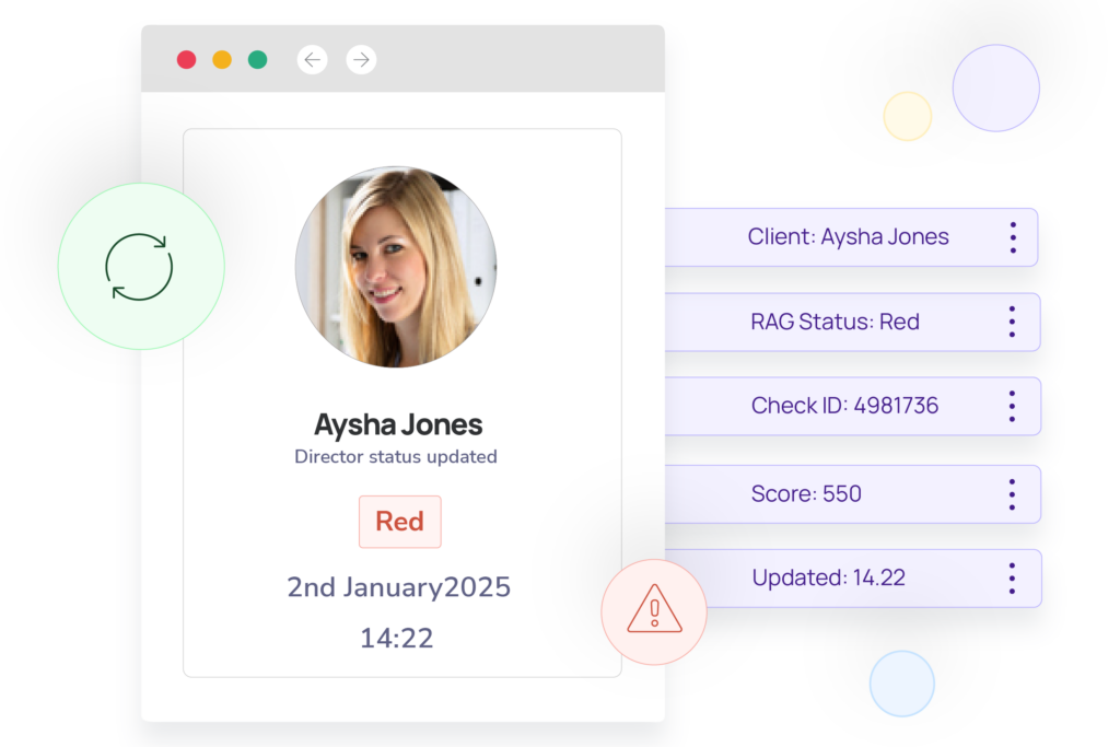 customer monitoring KYC check